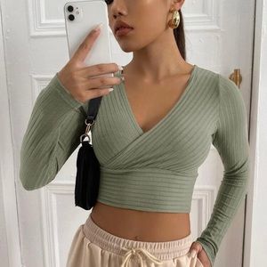 Mint Long Sleeve Top